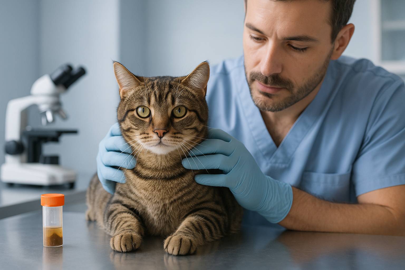 Cómo detectar parásitos internos en gatos