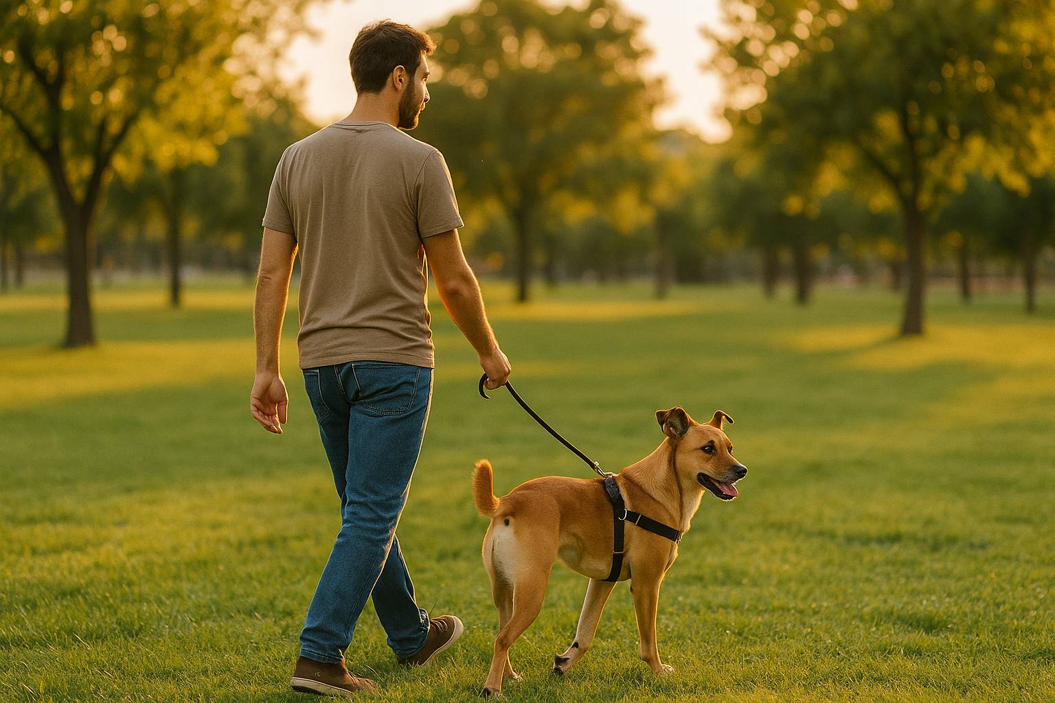 Cómo enseñar a tu perro a no tirar de la correa