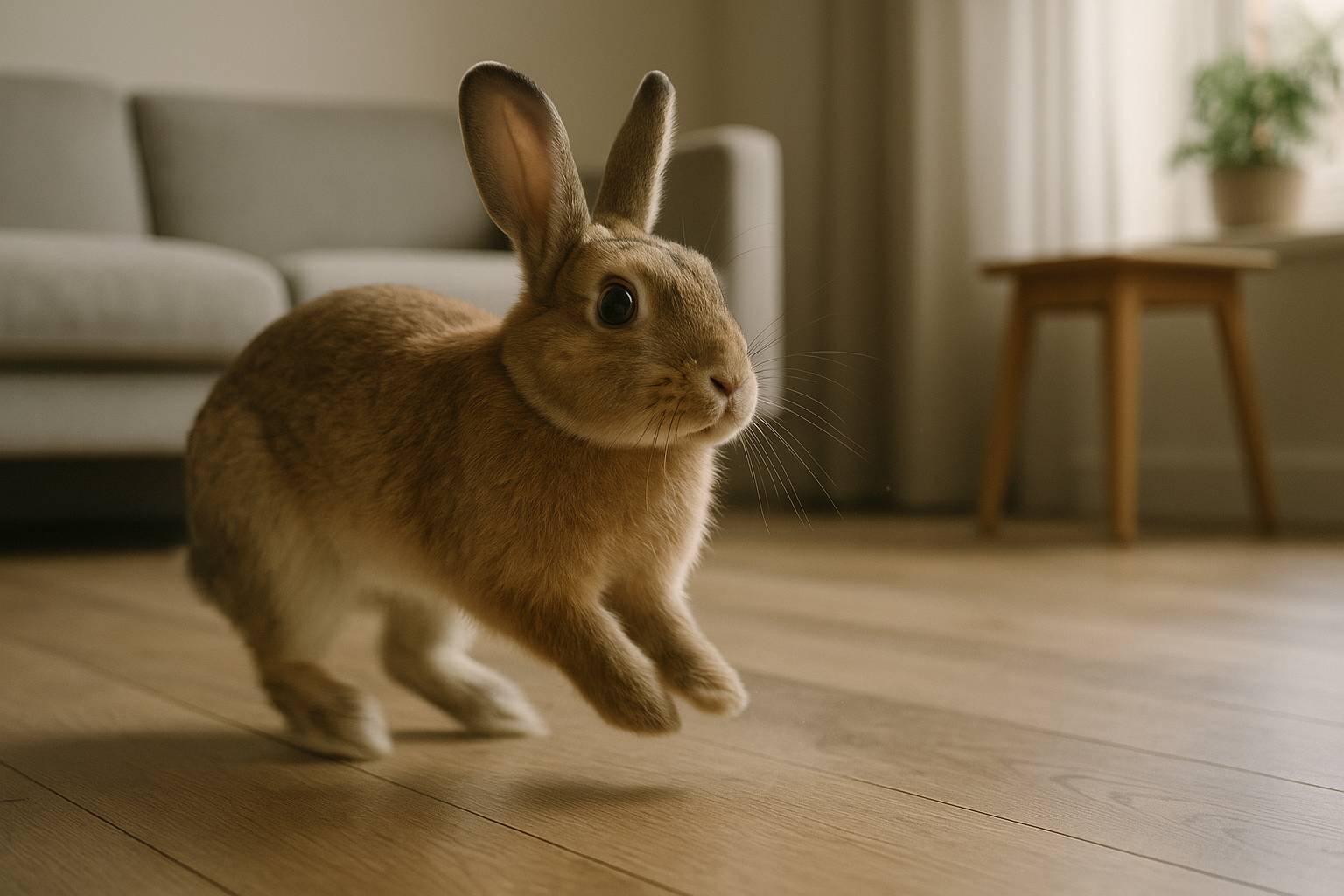 Por qué los conejos golpean el suelo con las patas