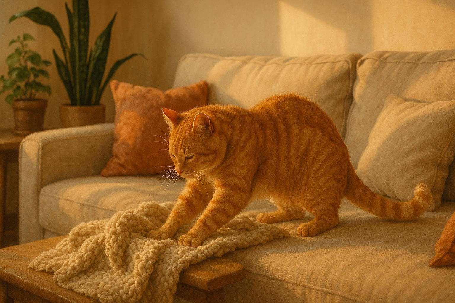 ¿Por qué los gatos amasan con las patas?