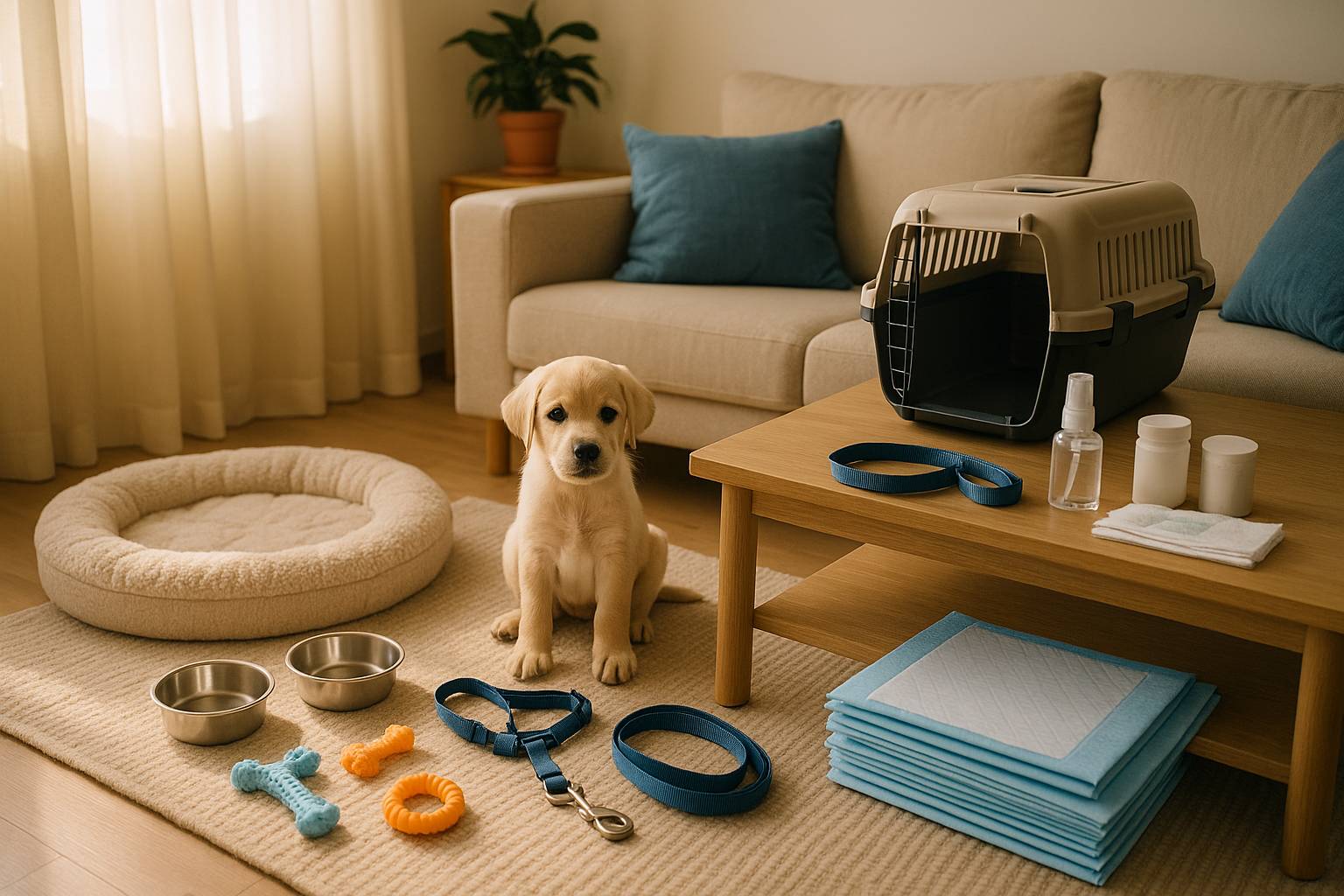 Productos esenciales para el primer mes con tu cachorro