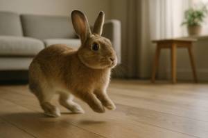 Por qué los conejos golpean el suelo con las patas