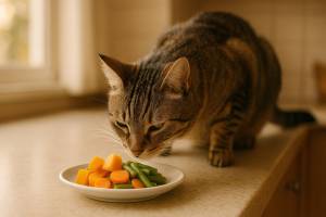 Qué verduras puede comer un gato sin riesgo
